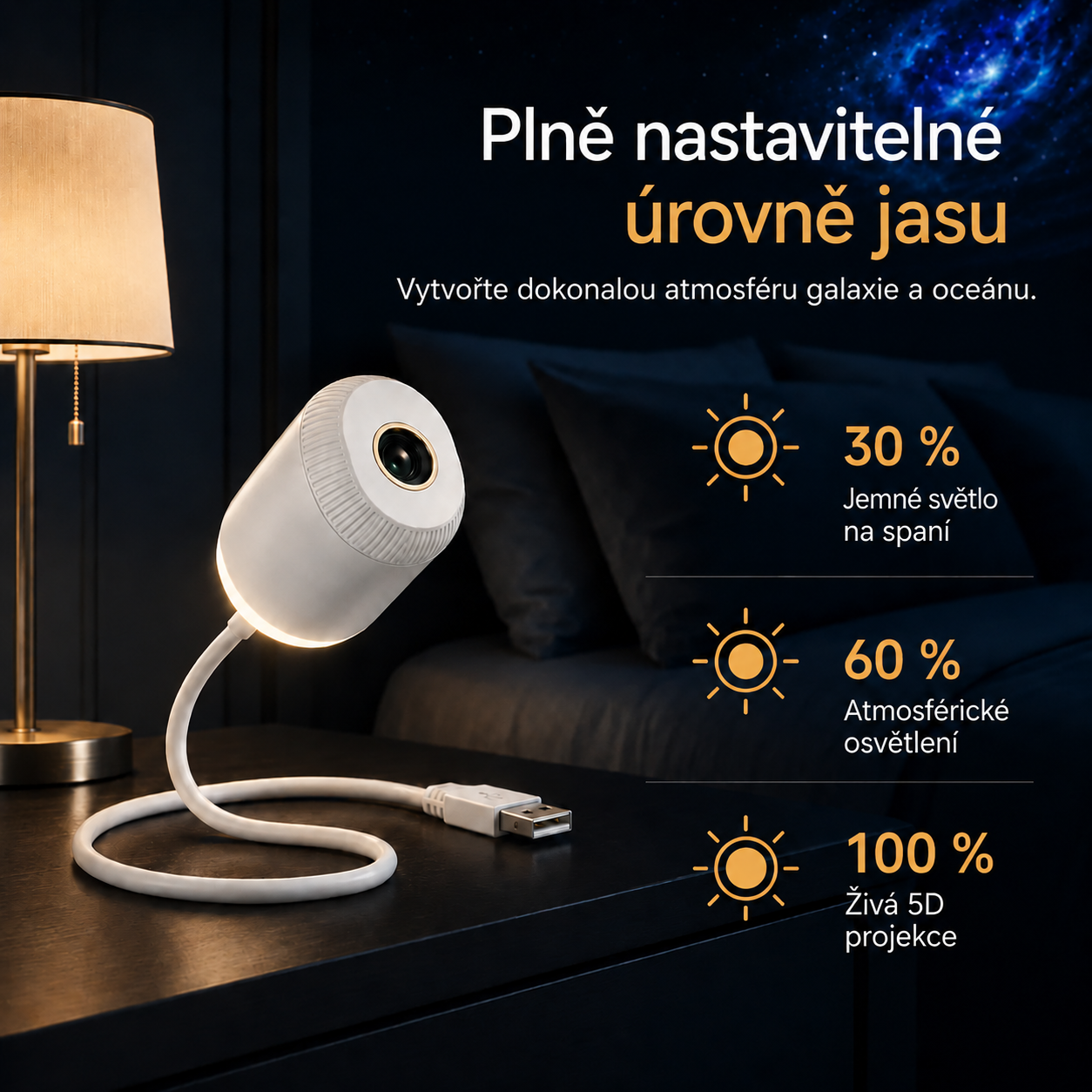 TIMNAMY® SMART PROJECTION DALŠÍ GENERACE HD Smart Dynamic 5D Holografický noční projektor 🐱🦝4